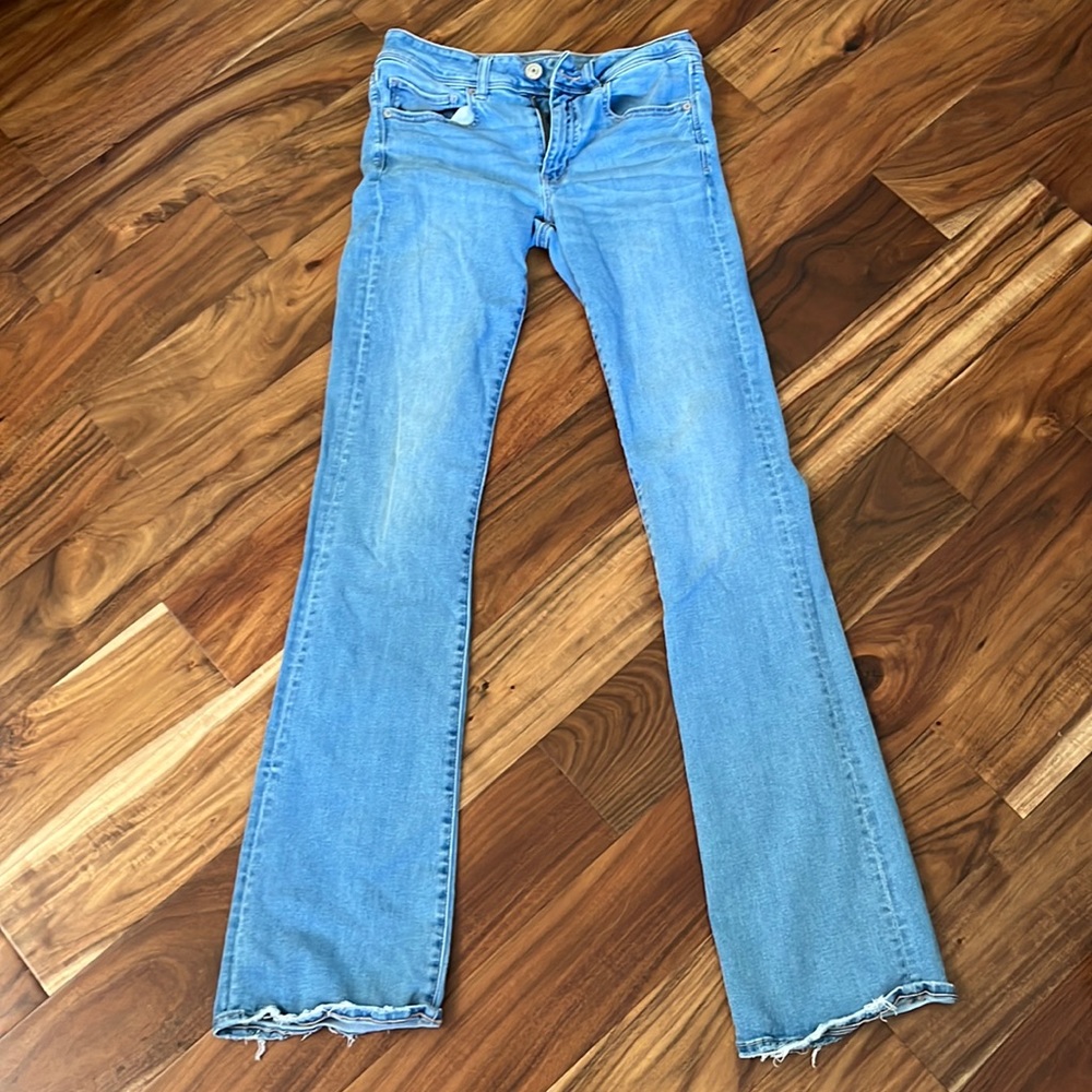 American Eagle Low Waisted Long Flare Pants